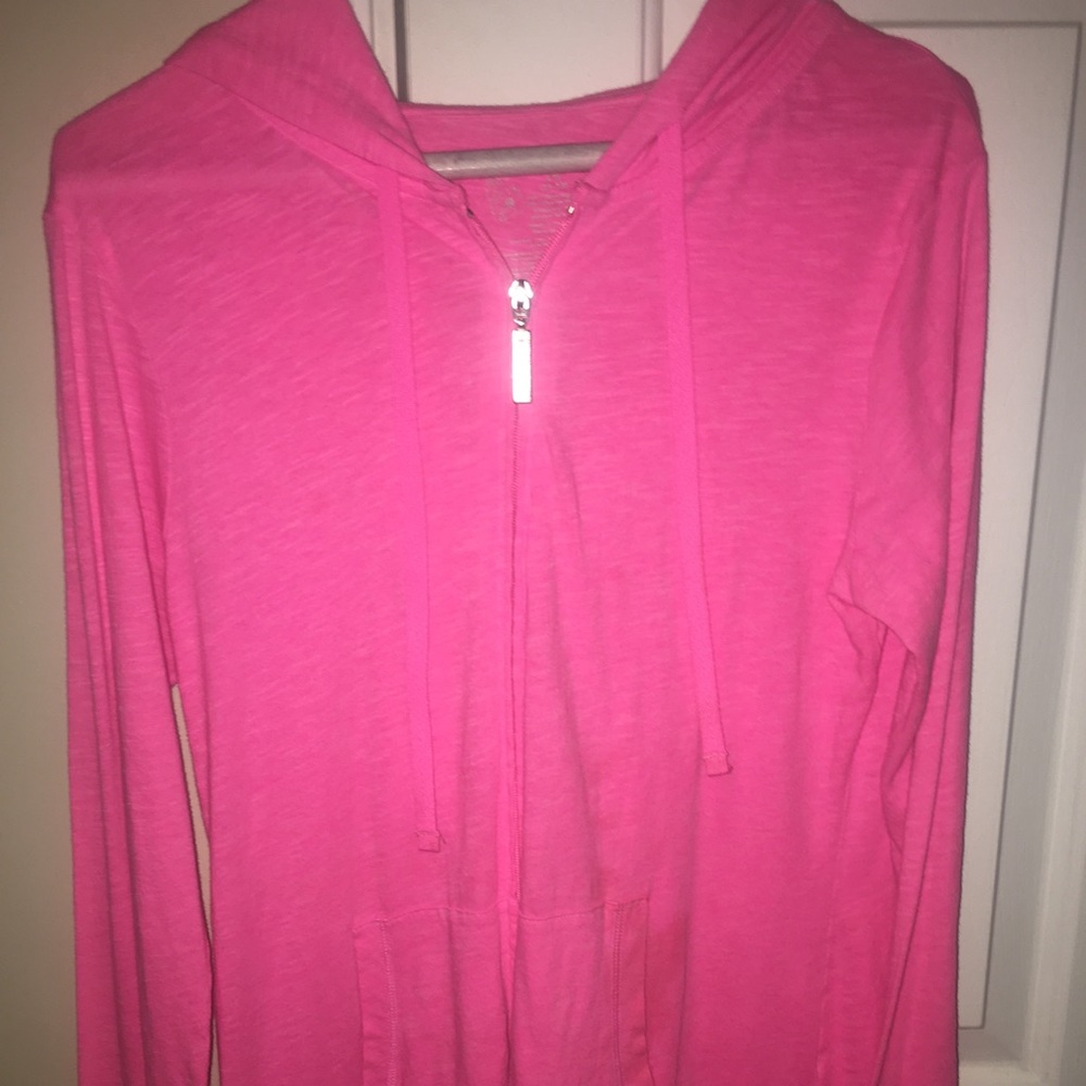 pink jacket